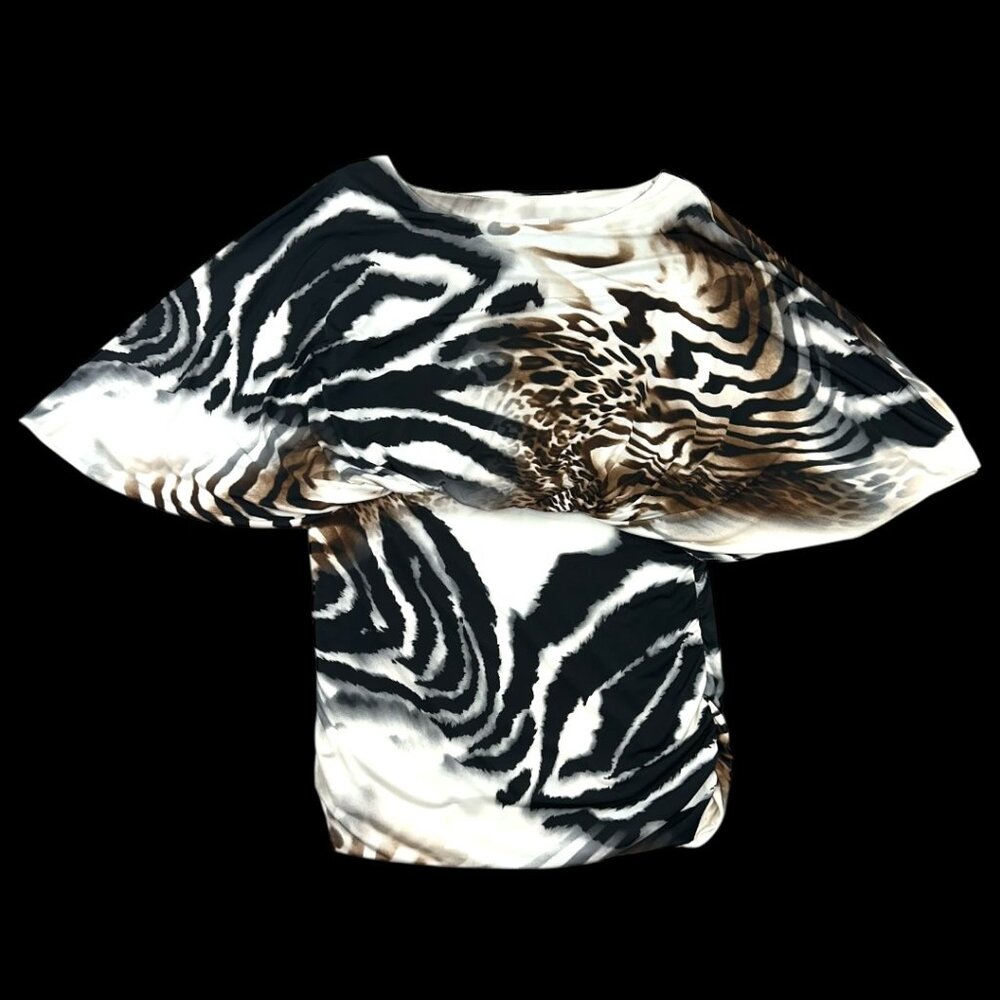 Y2K Joseph Ribkoff Animal Print Top